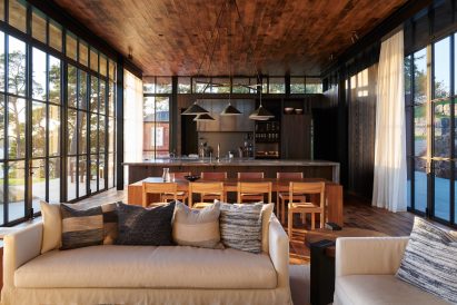 Interior photo of the summer home