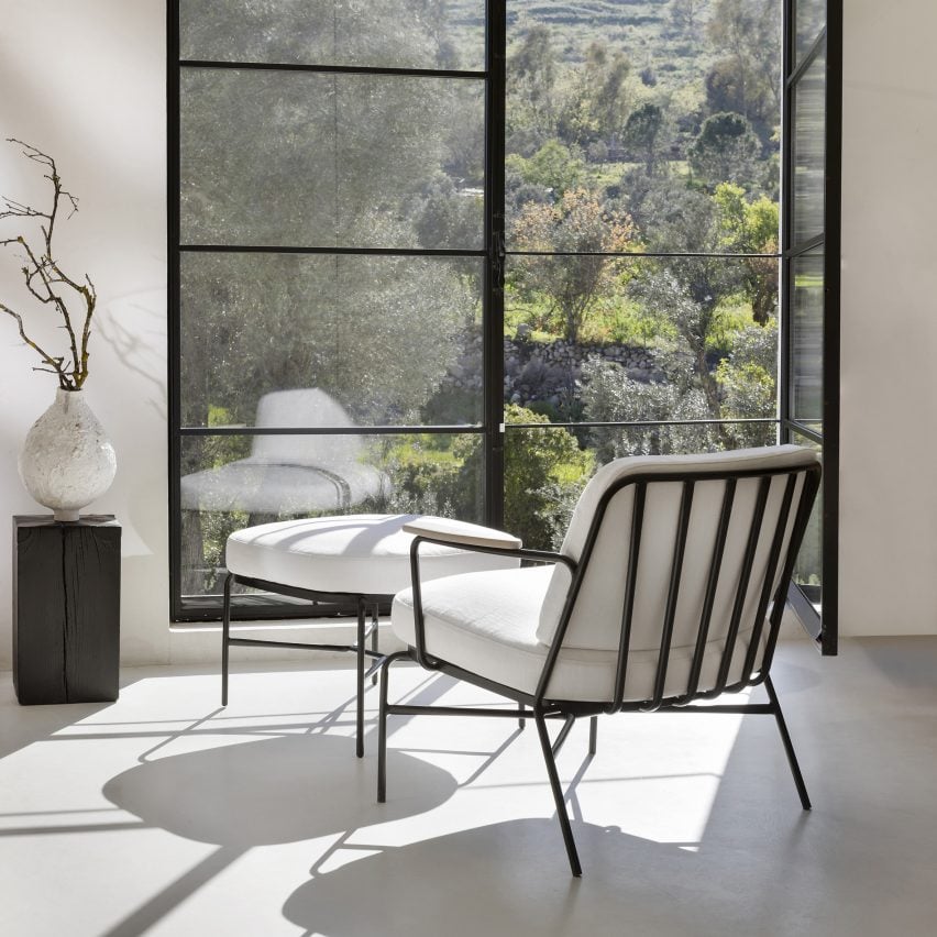 Palm armchair by Jean-Michel Wilmotte for Parla Design