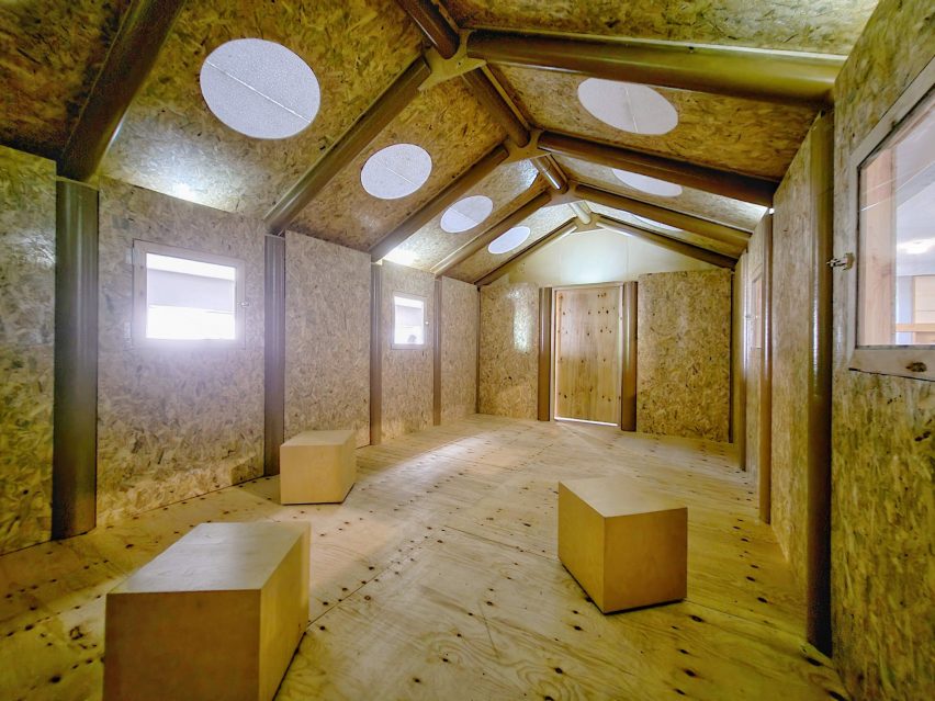 Paper Log House by Shigeru Ban and VAN