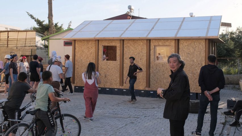 Paper Log House by Shigeru Ban and VAN
