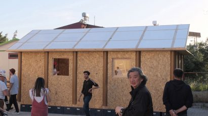 Paper Log House by Shigeru Ban and VAN