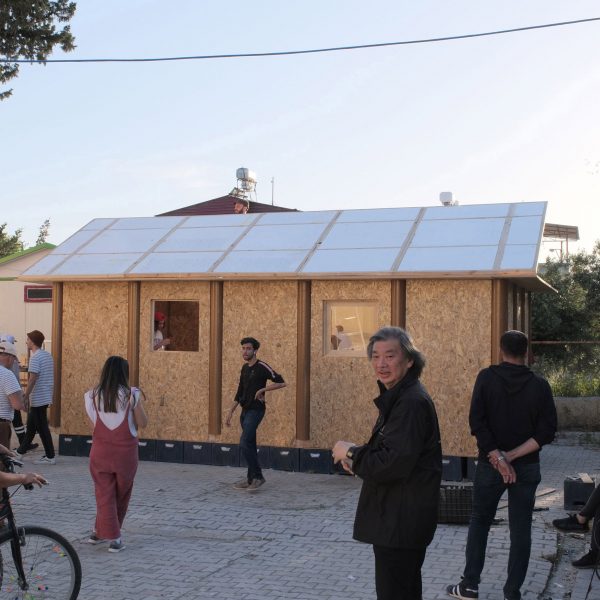 Paper Log House by Shigeru Ban and VAN
