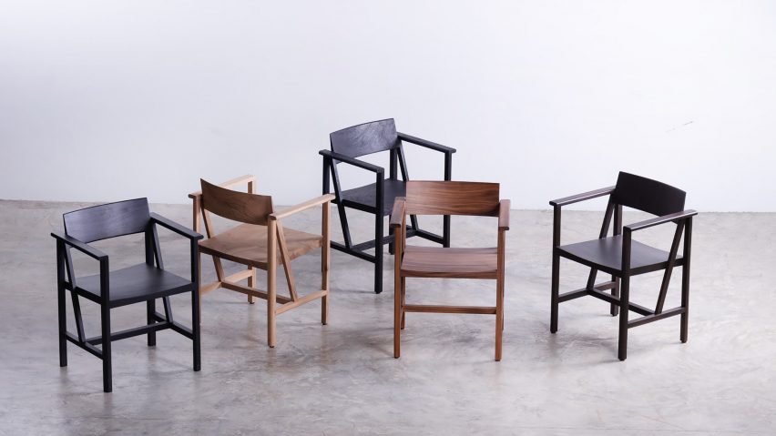 Phaka chair by Ratthee Phaisanchotsiri for Moonler