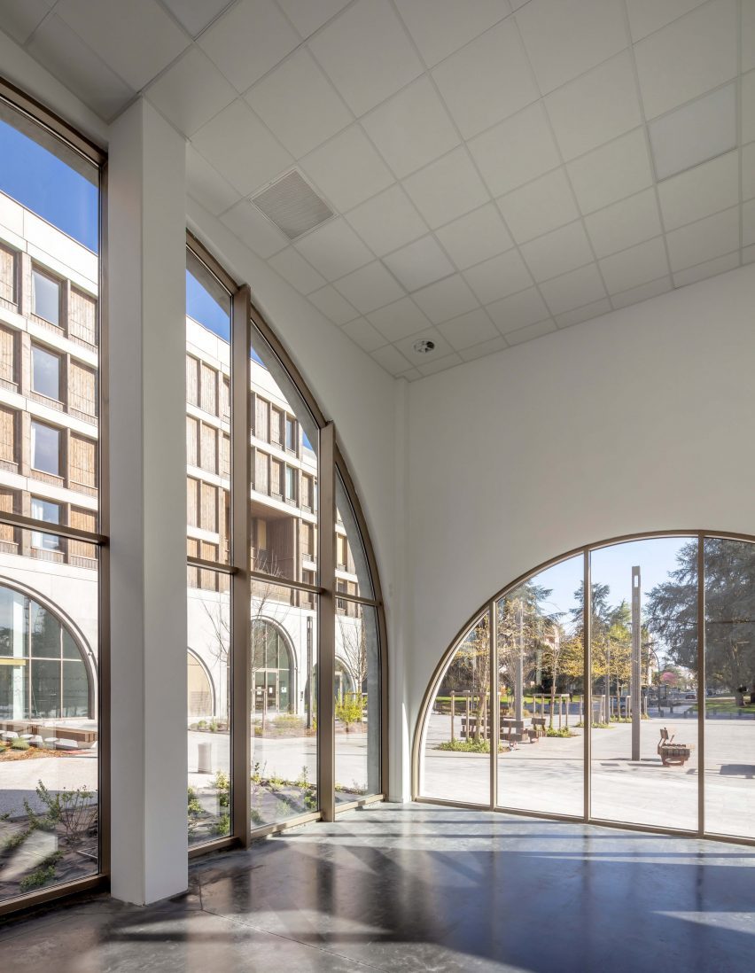 Arches inside French building
