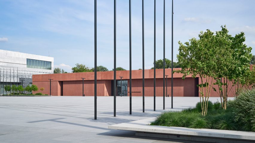 Exterior of Polish Army Museum's South Building by WXCA