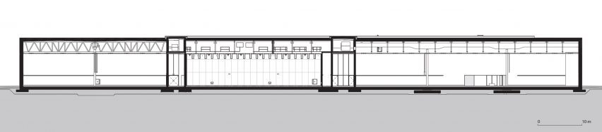Section of Polish Army Museum's South Building by WXCA