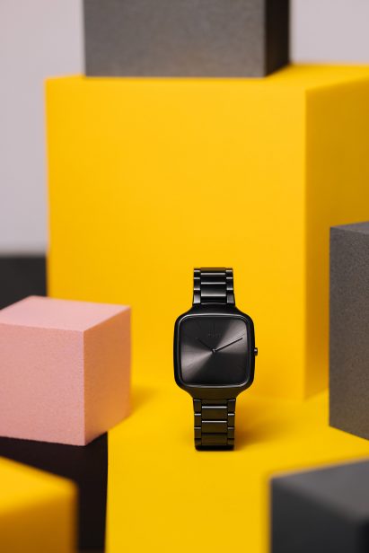 All-black Rado watch