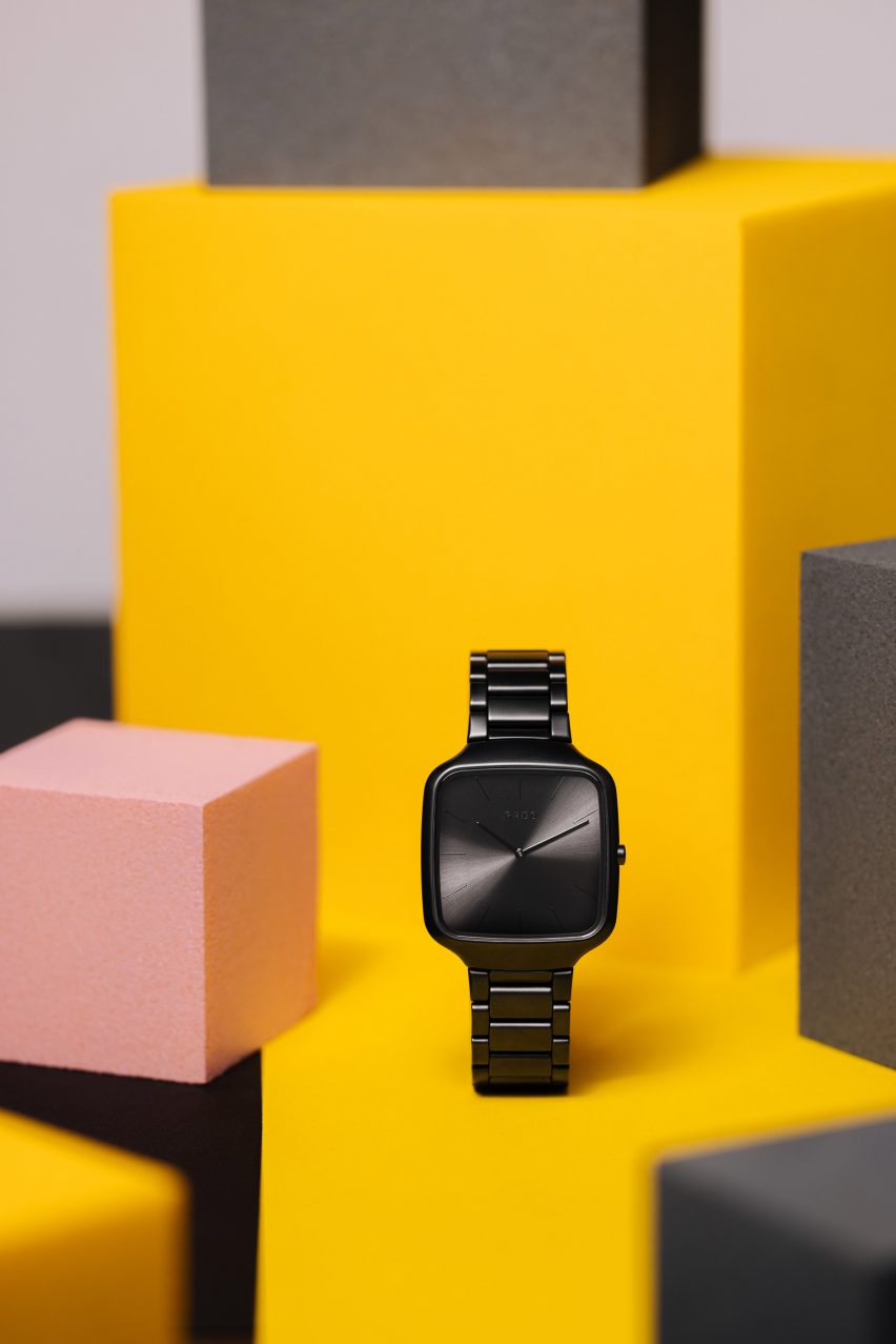 All-black Rado watch