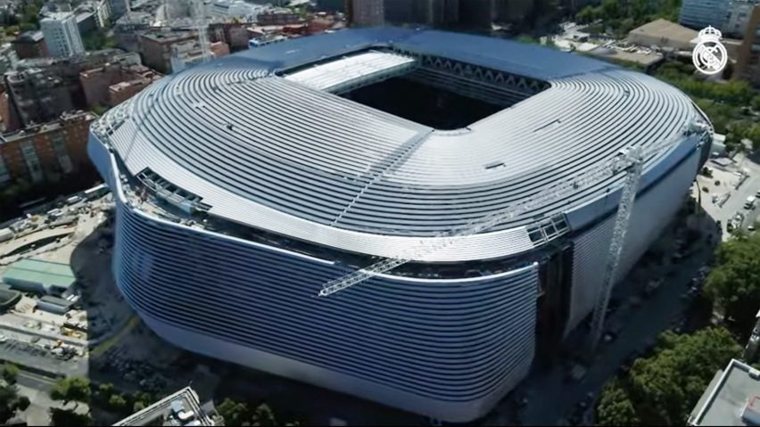 Real Madrid reveals revamped Santiago Bernabéu