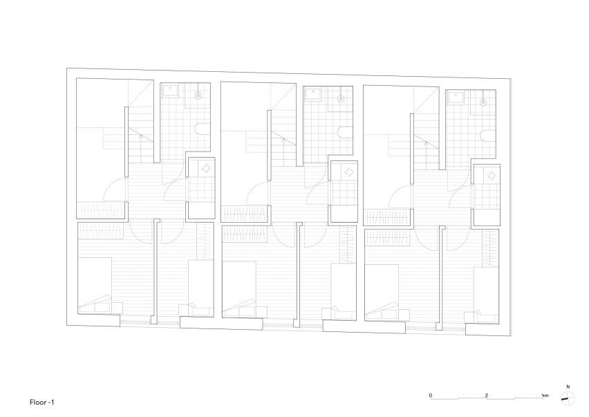 Basement plan of Sagene Wood Trade by Reiulf Ramstad Arkitekter