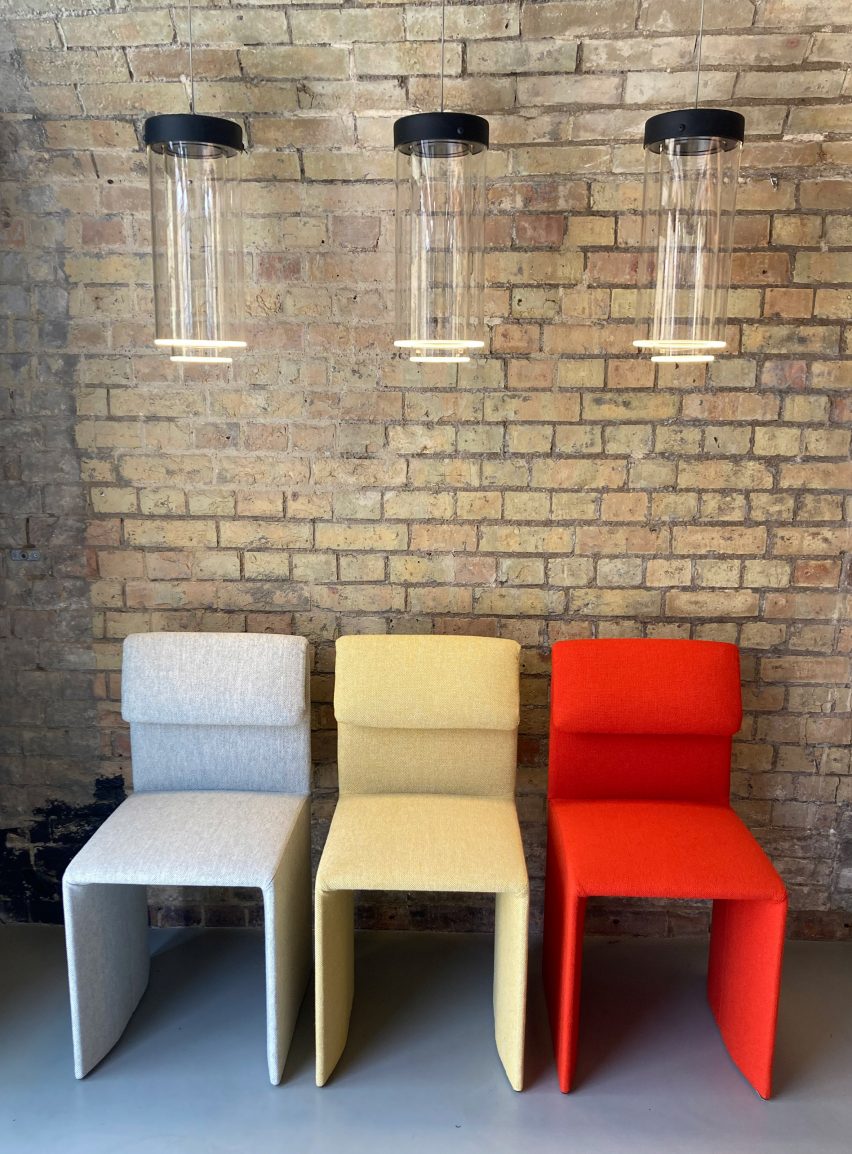 chair and lamps at Tom Dixon by Resident LDF 2023
