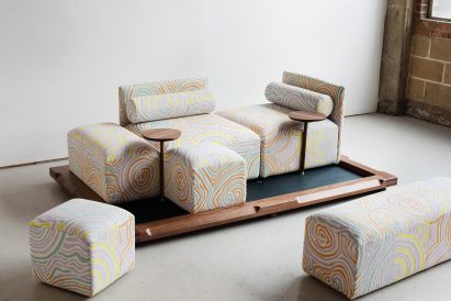 Piece of Cake sofa by Rio Kobayashi