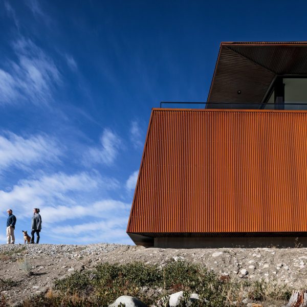 Weathering steel house