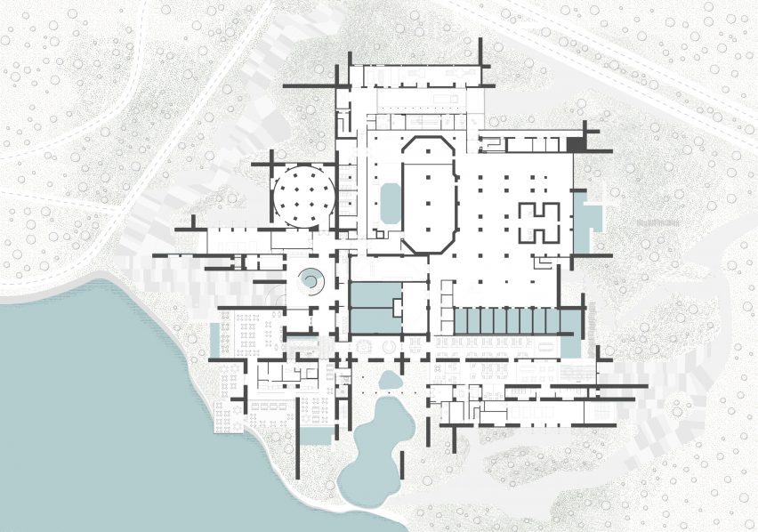 Tatiana Bilbao Estudio aquarium drawings