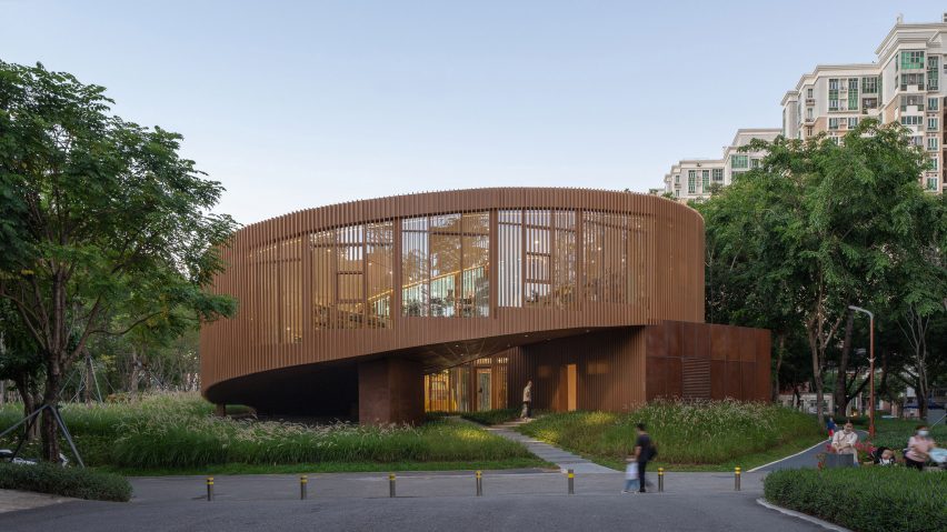 Serpentine Bookhouse by Atelier Xi