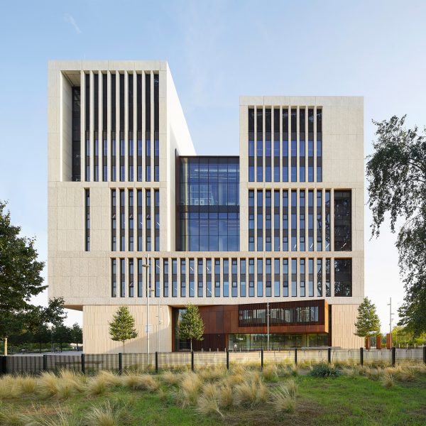 UCL East Marshgate concrete academic building by Stanton Williams