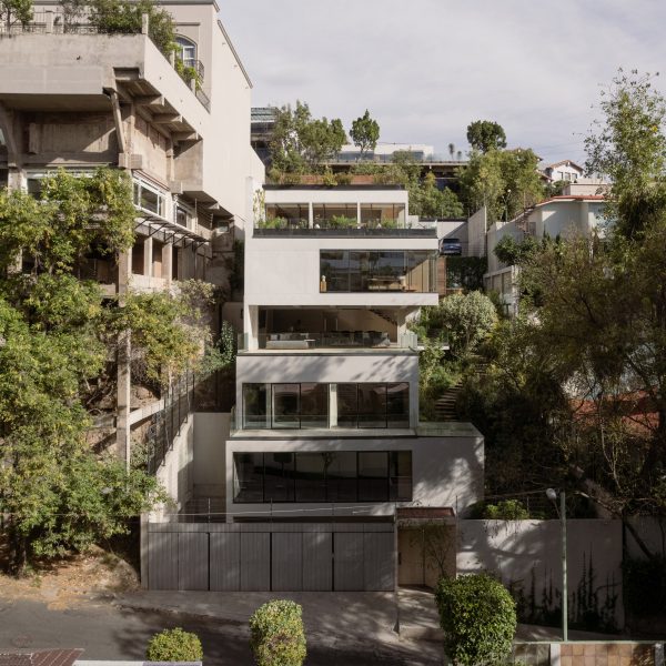 Concrete Casa Madre house on a Mexican hillside by Taller David Dana