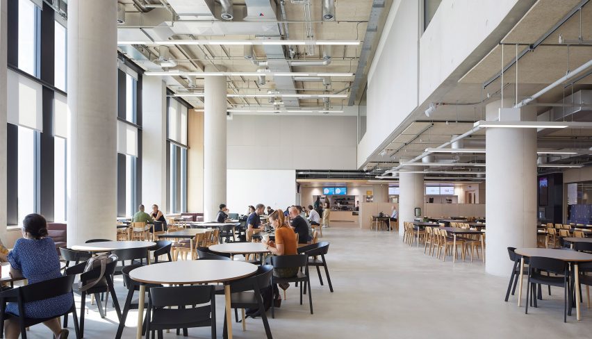 Library space at UCL East Marshgate