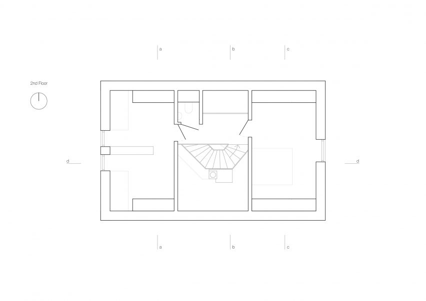 Floor plan of Casa de mi Luna by Studio Circle Growth