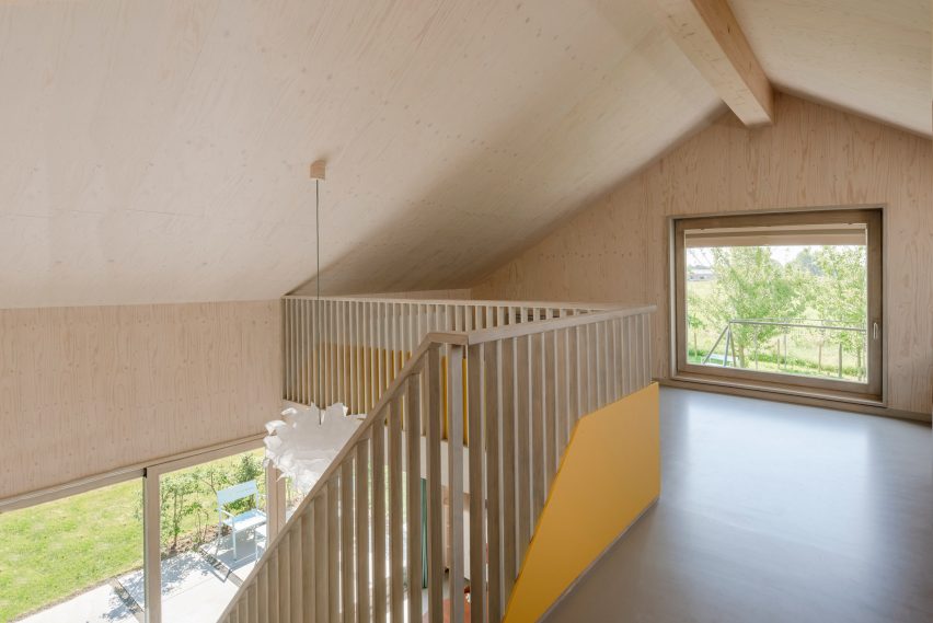Interior of Studio Shed by LMNL Office