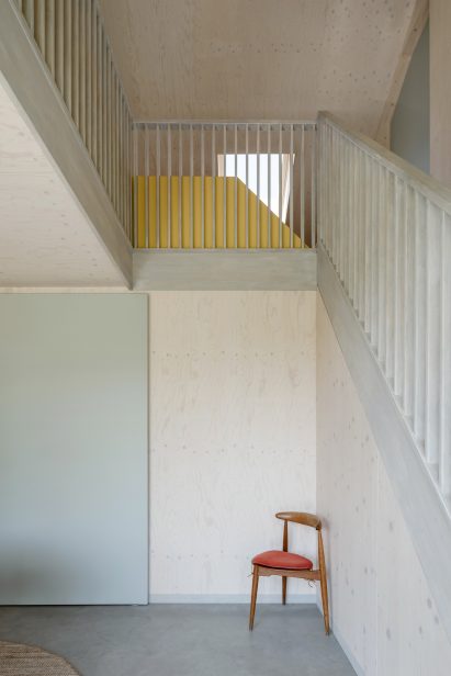 Interior of residential outbuilding by LMNL office