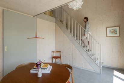 Interior of Studio Shed by LMNL office