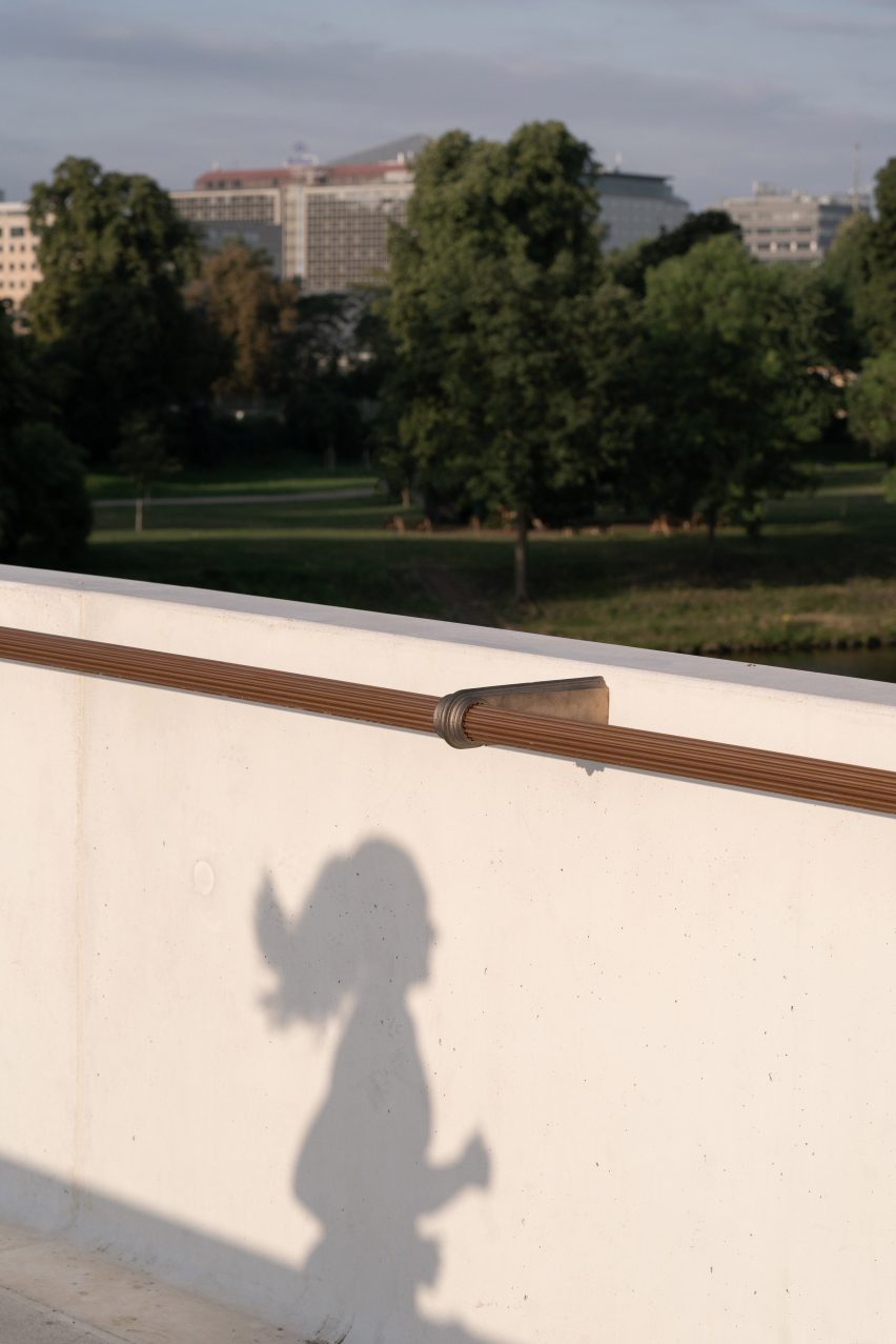 Štvanice Footbridge in Prague by Petre Tej, Marek Blank and Jan Mourek