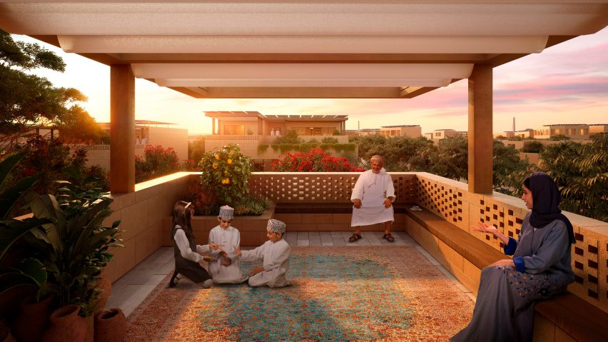 Render of Sultan Haitham City by Skidmore Owings & Merril