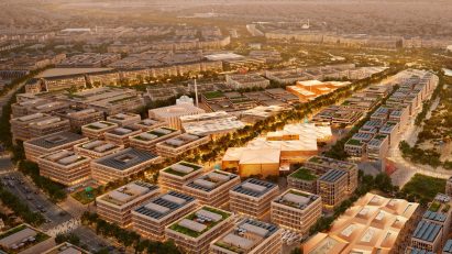 Render of Sultan Haitham City by Skidmore Owings & Merril