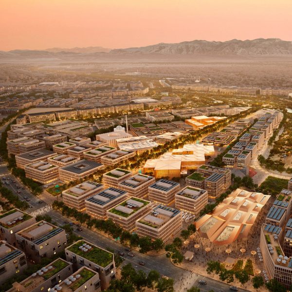 Render of Sultan Haitham City by Skidmore Owings & Merril