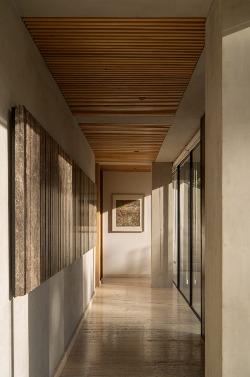 Interior corridor at Casa Madre by Taller David Dana