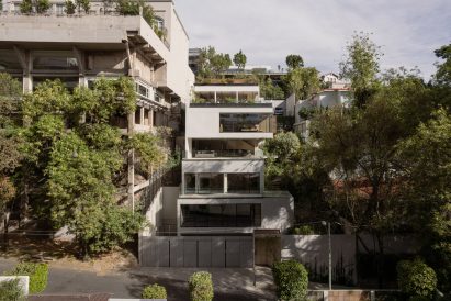Concrete Casa Madre house on a Mexican hillside by Taller David Dana