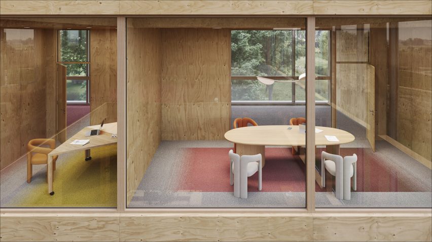 DESSO Fuse Landscape carpet tiles by Tarkett