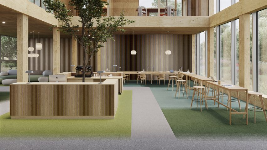 DESSO Fuse Landscape carpet tiles by Tarkett