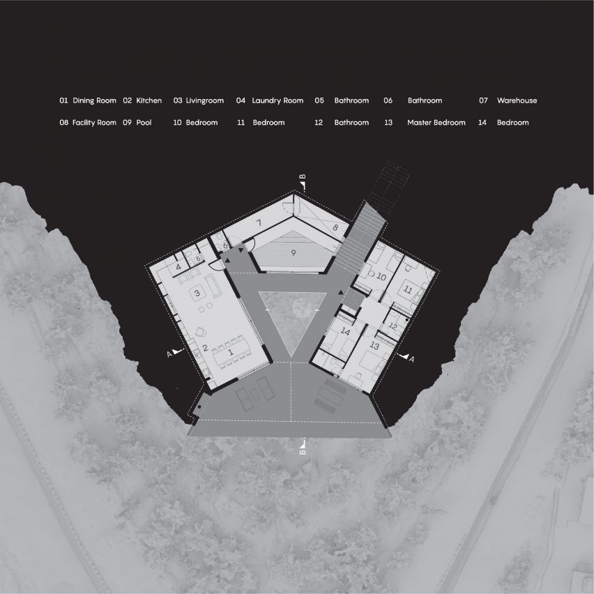Plan of The Inside Home by Olgoo