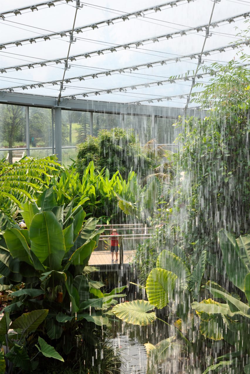 Canadas largest indoor waterfall