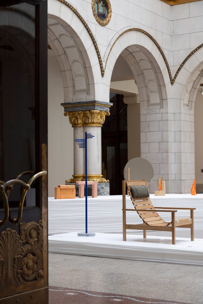 Unika Auction exhibition in the former Norwegian Bank headquarters in Oslo for Designers' Saturday