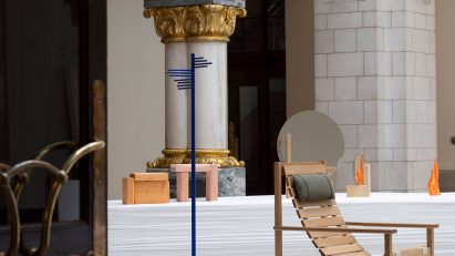 Unika Auction exhibition in the former Norwegian Bank headquarters in Oslo for Designers' Saturday