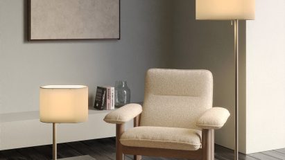 Living room with Venn lighting by British brand Astro Lighting