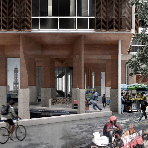 Visualisation of a housing scheme in Barcelona