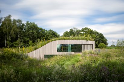 Grassy lawn growing over The House Under The Ground by WillemsenU