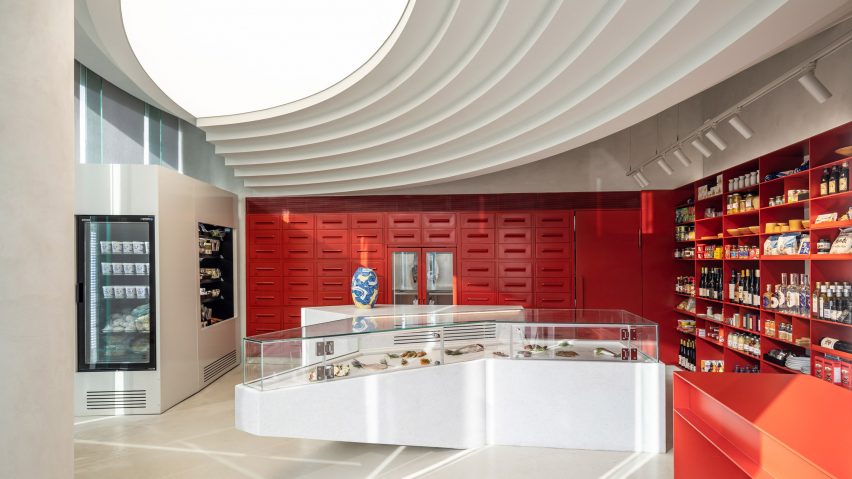 Interior of Yama fishmonger