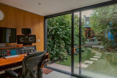 Recording studio in Zero House