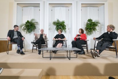 Panellists during the Bentley Lighthouse talk