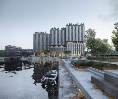 Photograph of exterior timber building in Copenhagen