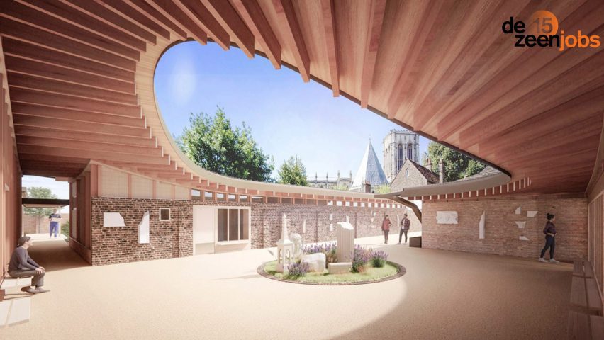 Render of York Cathedral development by Tonkin Liu