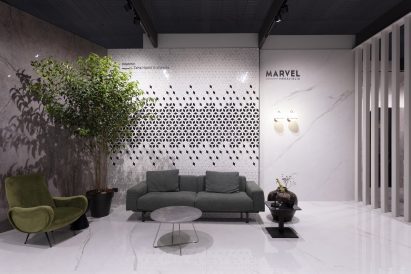 Diamond Decor tiles featured in a showroom