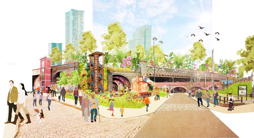 Illustration of Castlefield Viaduct