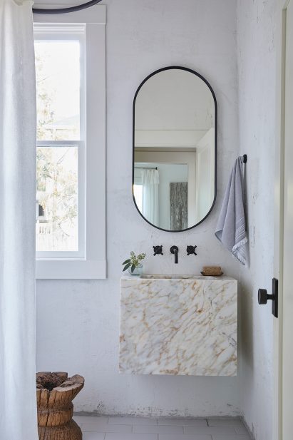 Refurbished bathroom of a Victorian house