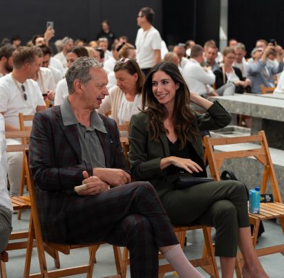 Tom Dixon and Claudia Afshar pictured at C-Next Designers Europe